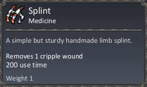 Splint Tableta Combat - Guide - The Doors of Trithius